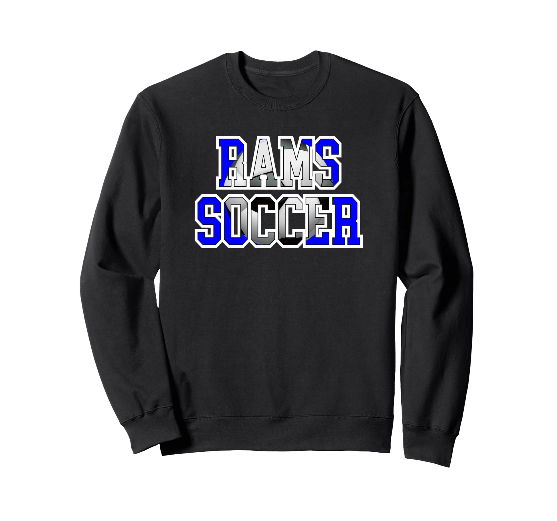 Rams Soccer Mom Game Day Mascot Sweatshirt - Aesthetic Graphic Men Women - T-Shirt, Sweatshirt, Hoodie