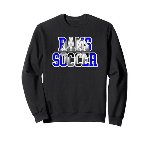 Rams Soccer Mom Game Day Mascot Sweatshirt - Aesthetic Graphic Men Women - T-Shirt, Sweatshirt, Hoodie