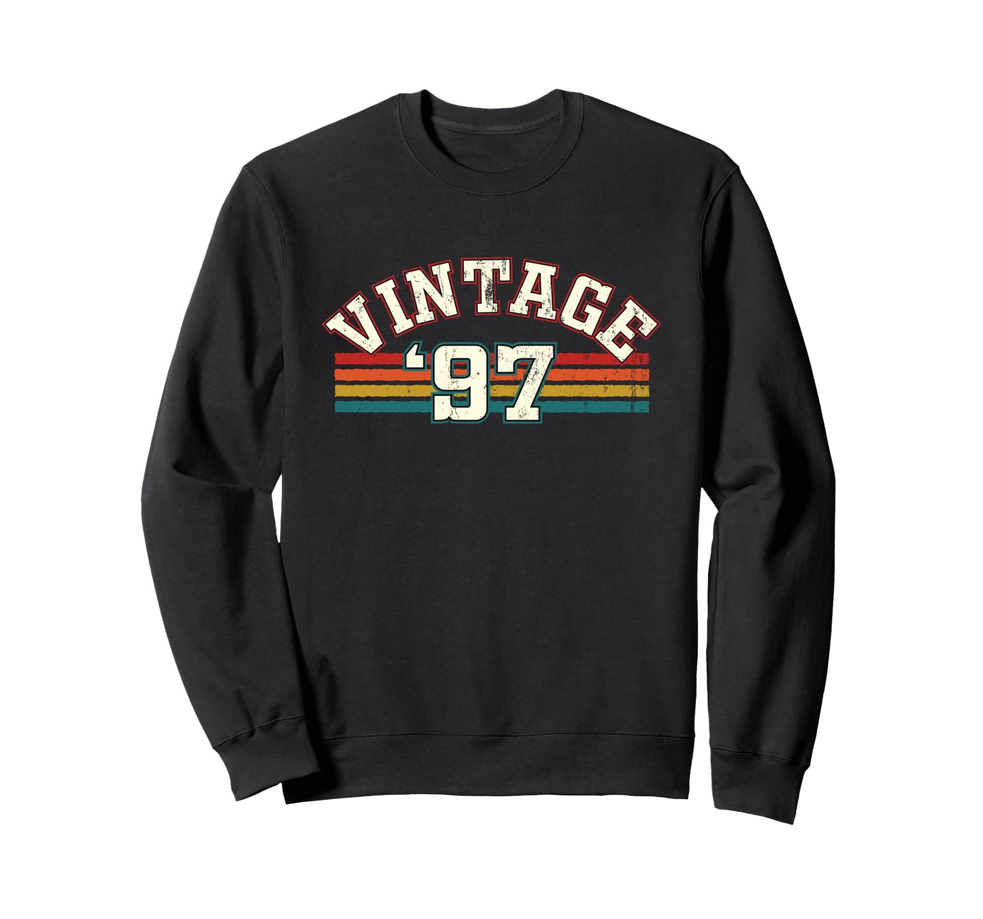 1997 Birth Year Birthday Rainbow Sweatshirt - Novelty Apparel Men Women - T-Shirt, Sweatshirt, Hoodie