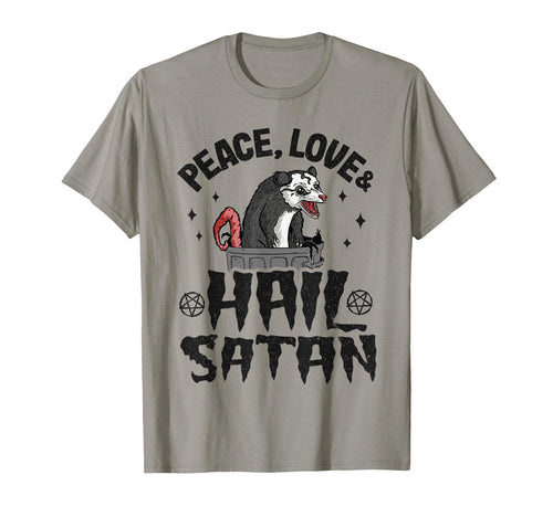 Peace Love Hail Satan Death Metal T-Shirt - Graphic Print for Adults - T-Shirt, Sweatshirt, Hoodie