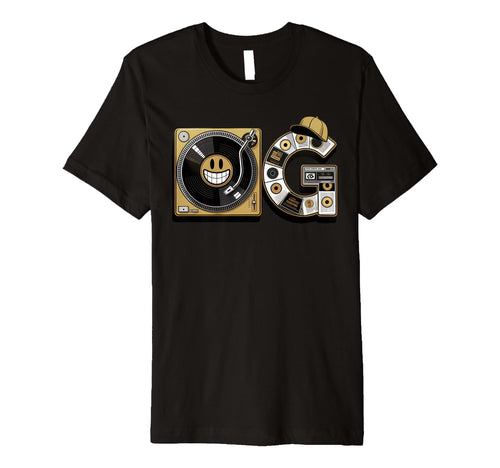 Old School Og Hip Hop Vinyl Cds T-Shirt - Casual Everyday Wear for Adults - T-Shirt, Sweatshirt, Hoodie