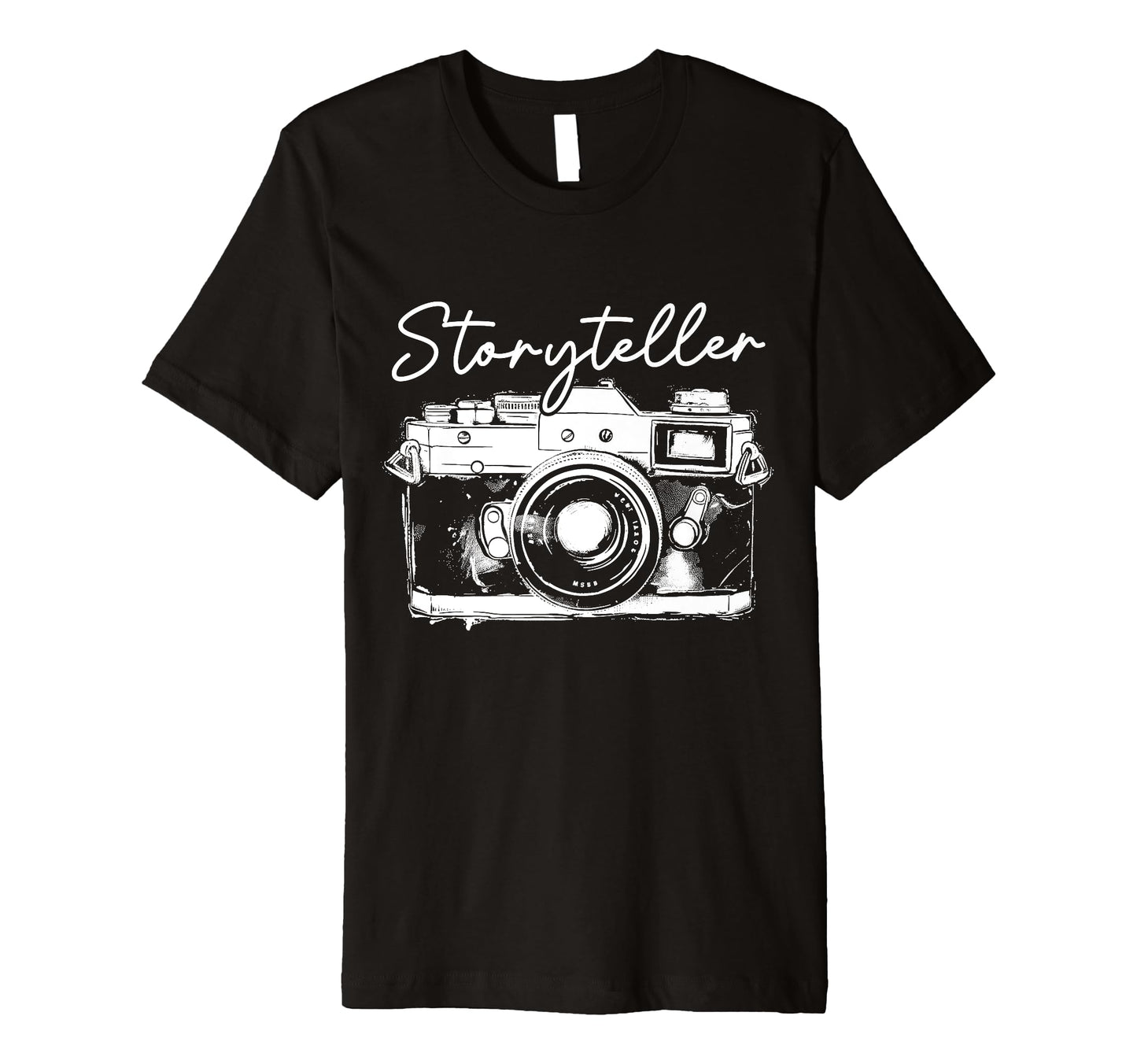 Photographer Storyteller Camera T-Shirt - Custom Art Print for Adults - T-Shirt, Sweatshirt, Hoodie