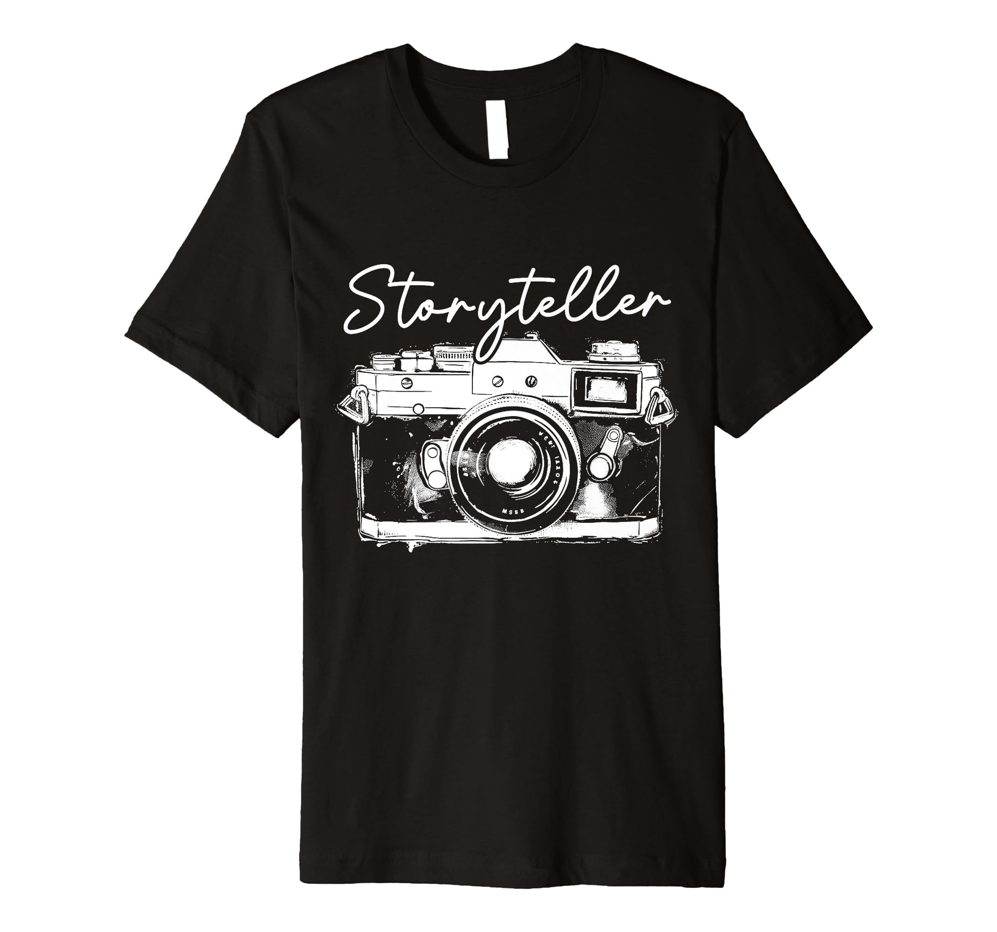 Photographer Storyteller Camera T-Shirt - Custom Art Print for Adults - T-Shirt, Sweatshirt, Hoodie