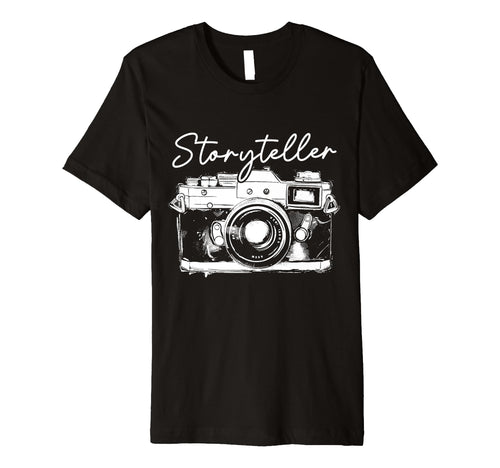 Photographer Storyteller Camera T-Shirt - Custom Art Print for Adults - T-Shirt, Sweatshirt, Hoodie