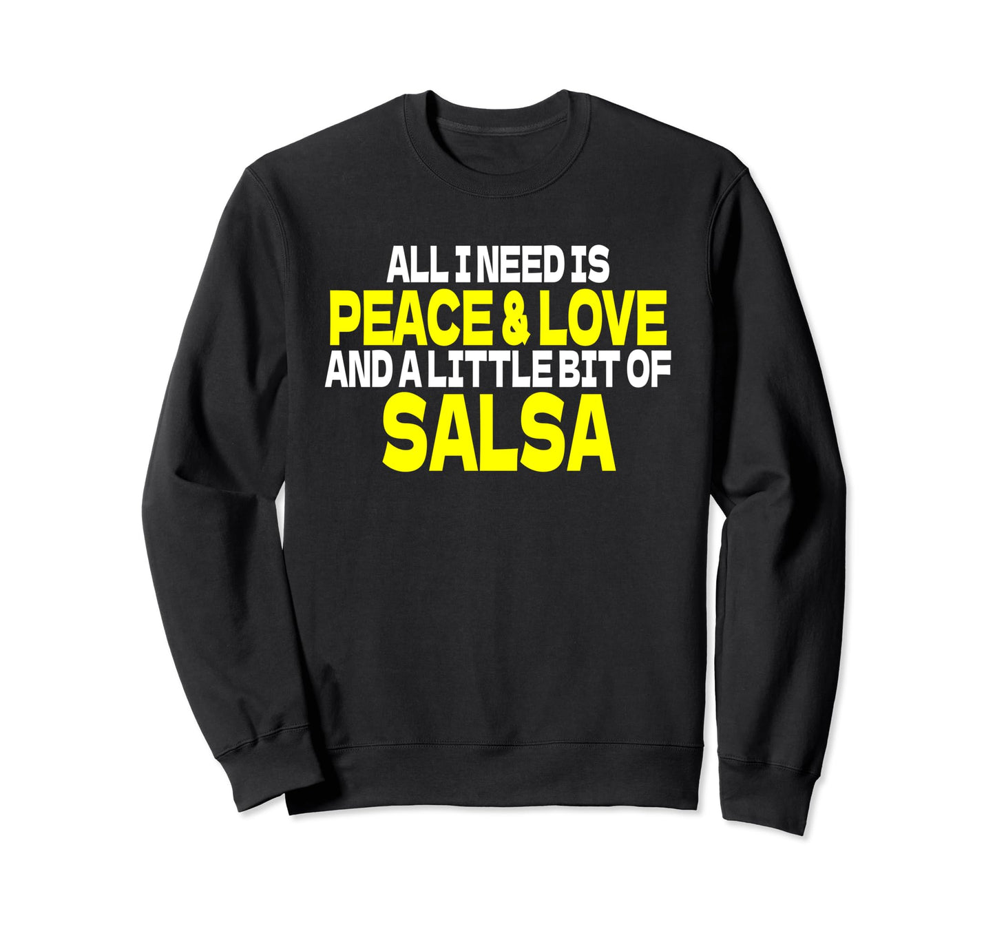 Music Salsa Dancer Dance Partner Sweatshirt - Custom Art Print for Adults - T-Shirt, Sweatshirt, Hoodie