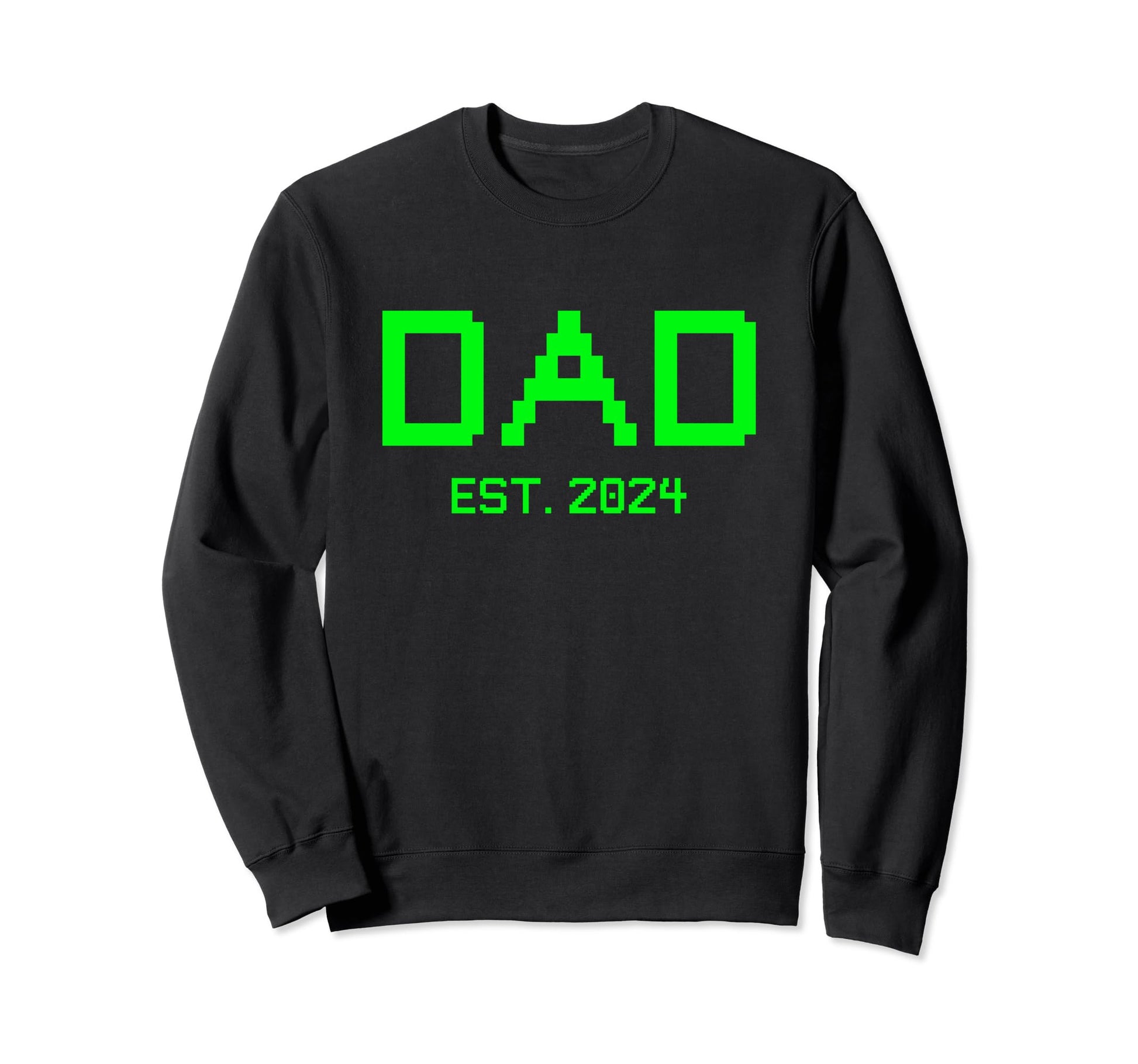 Dad Est 2024 Gamer Dad 2024 New Gamer Sweatshirt - Graphic Print Men Women - T-Shirt, Sweatshirt, Hoodie