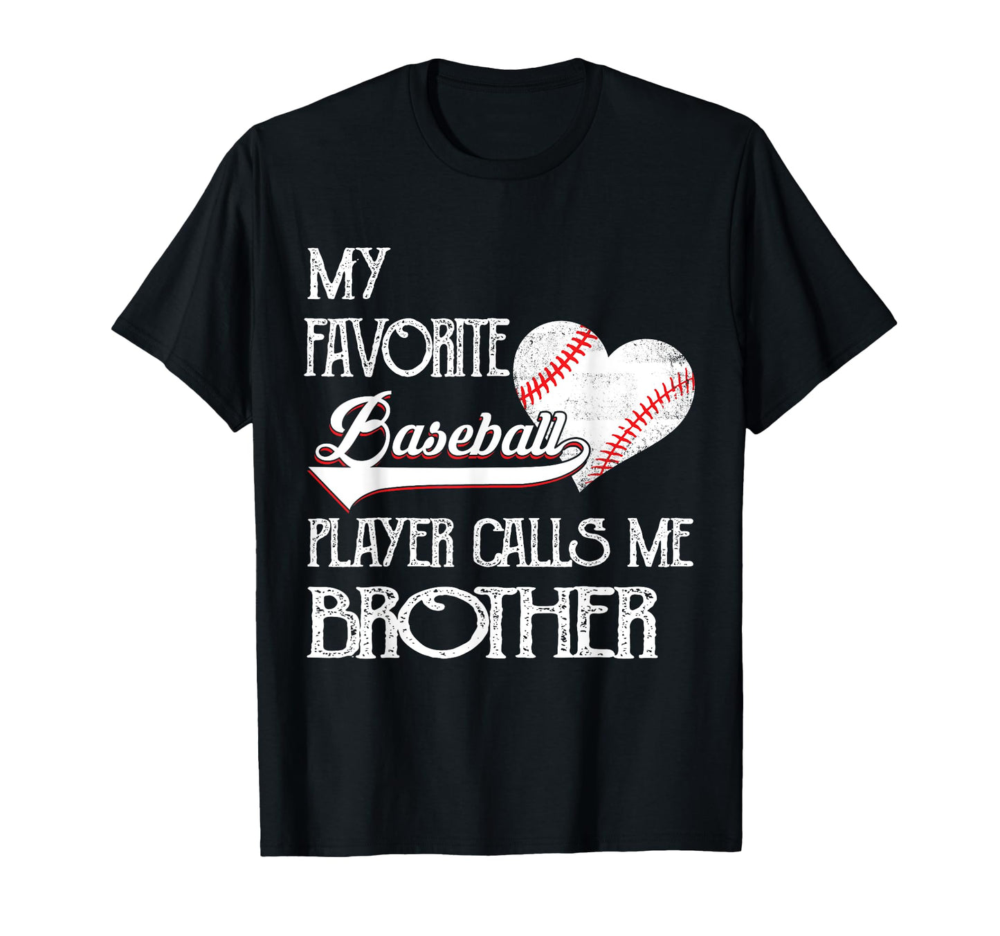 Heart Love Favorite Baseball Player T-Shirt - Minimalist Print Men Women - T-Shirt, Sweatshirt, Hoodie