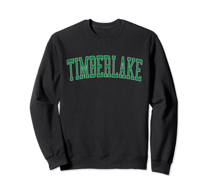 Timberlake Va Distressed Green Sweatshirt - Trendy Graphic for Adults - T-Shirt, Sweatshirt, Hoodie