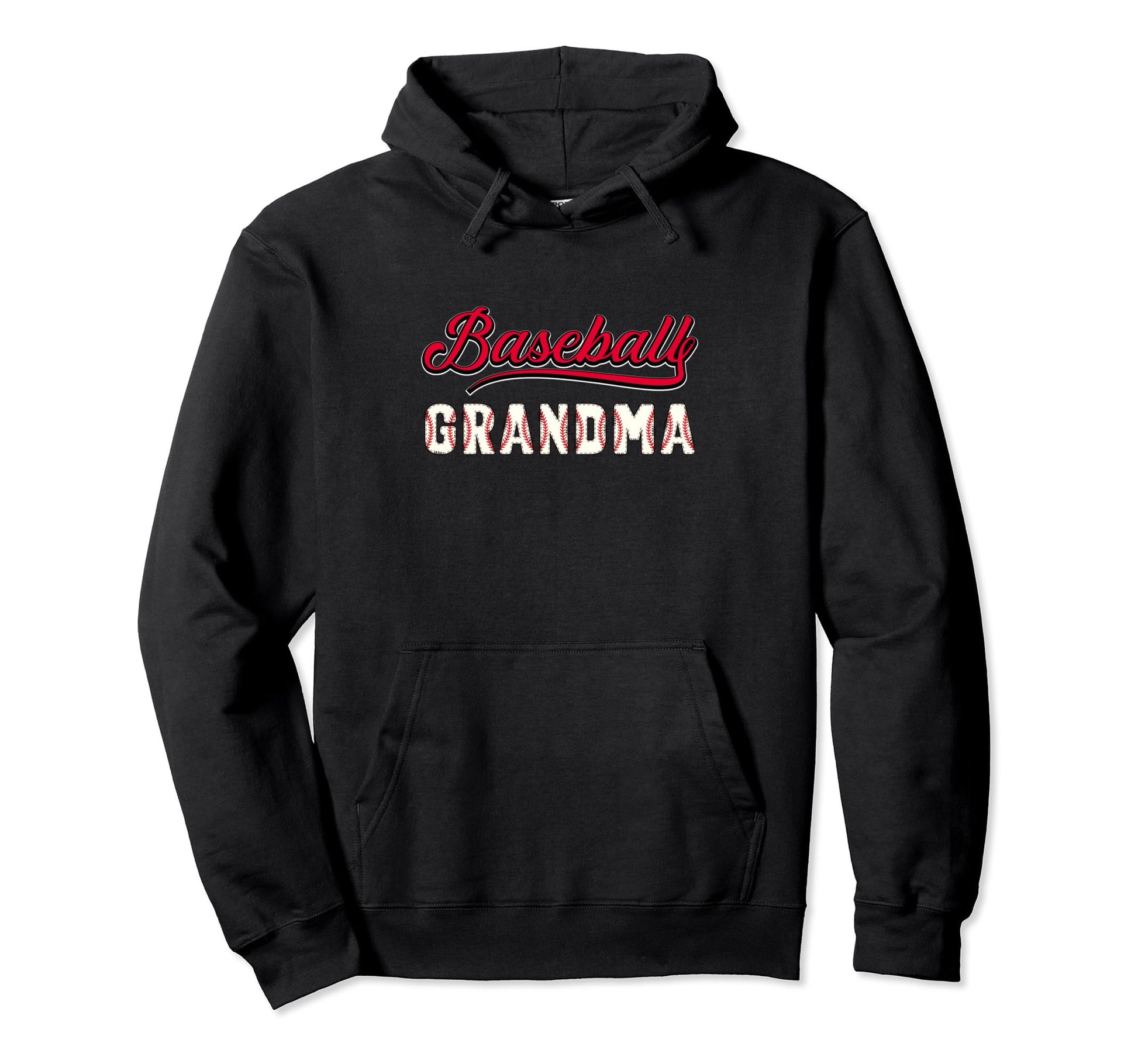 Baseball Grandma Grandson Grandkids Hoodie - Custom Art Print Men Women - T-Shirt, Sweatshirt, Hoodie