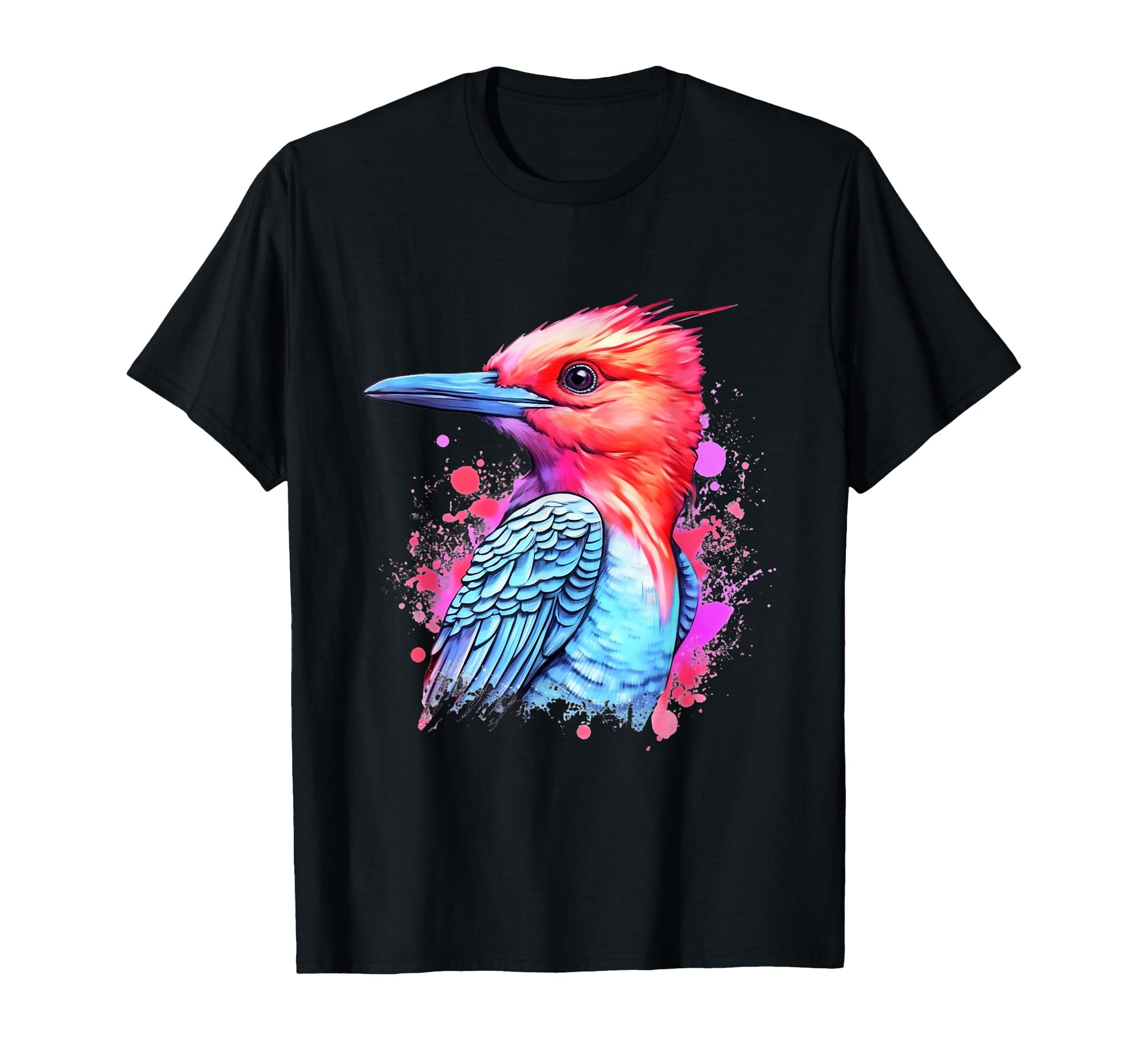 Vaporwave Aesthetic Red Bellied T-Shirt - Custom Art Print for Adults - T-Shirt, Sweatshirt, Hoodie