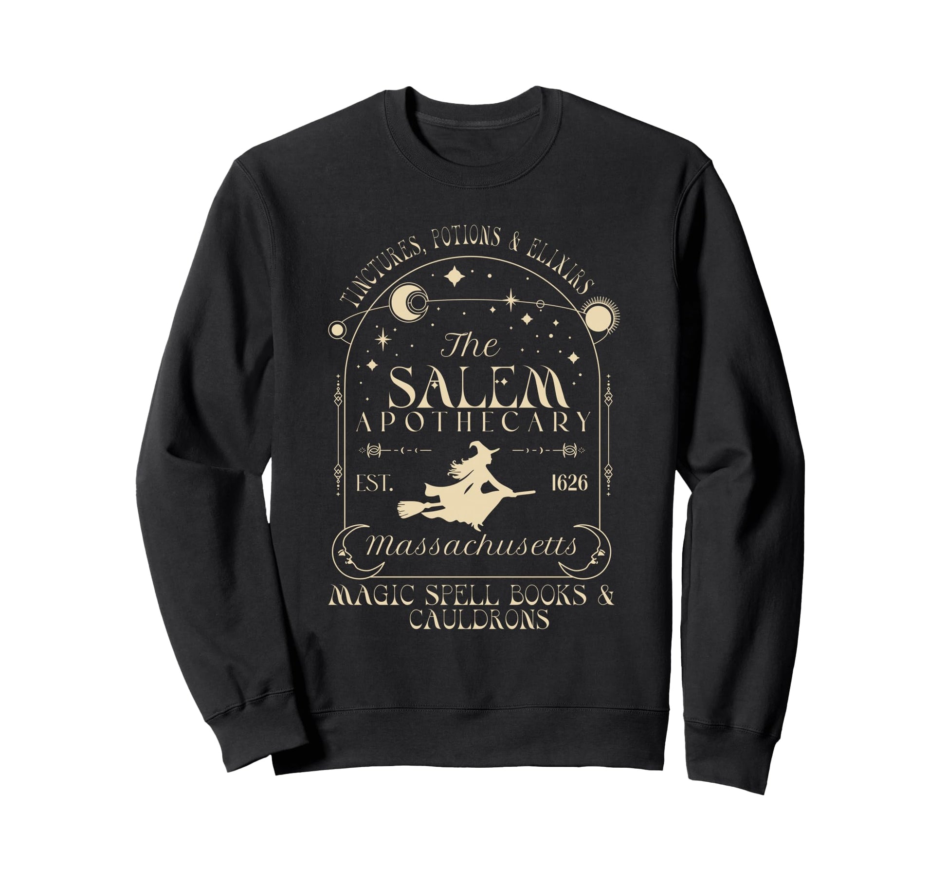 Boho Celestial Salem Apothecary Sweatshirt - Novelty Apparel Men Women - T-Shirt, Sweatshirt, Hoodie