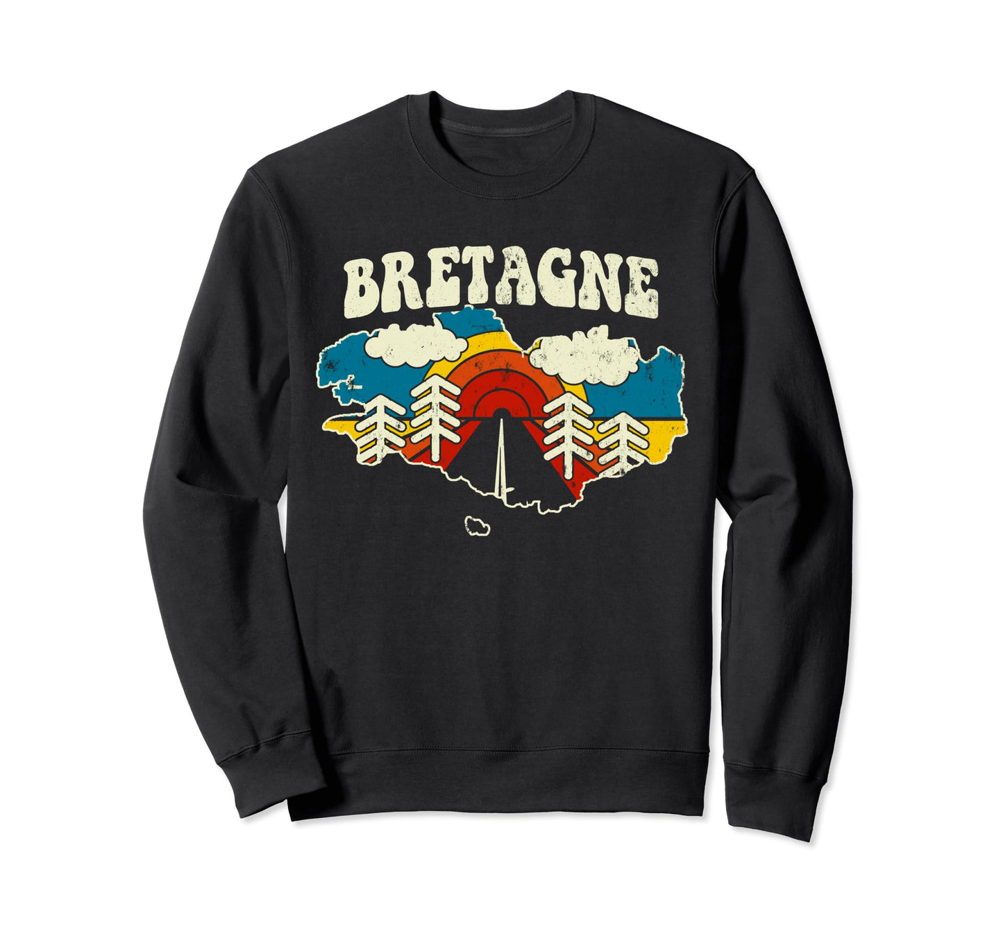 Bretagne France French Region Sweatshirt - Casual Everyday Wear for Adults - T-Shirt, Sweatshirt, Hoodie