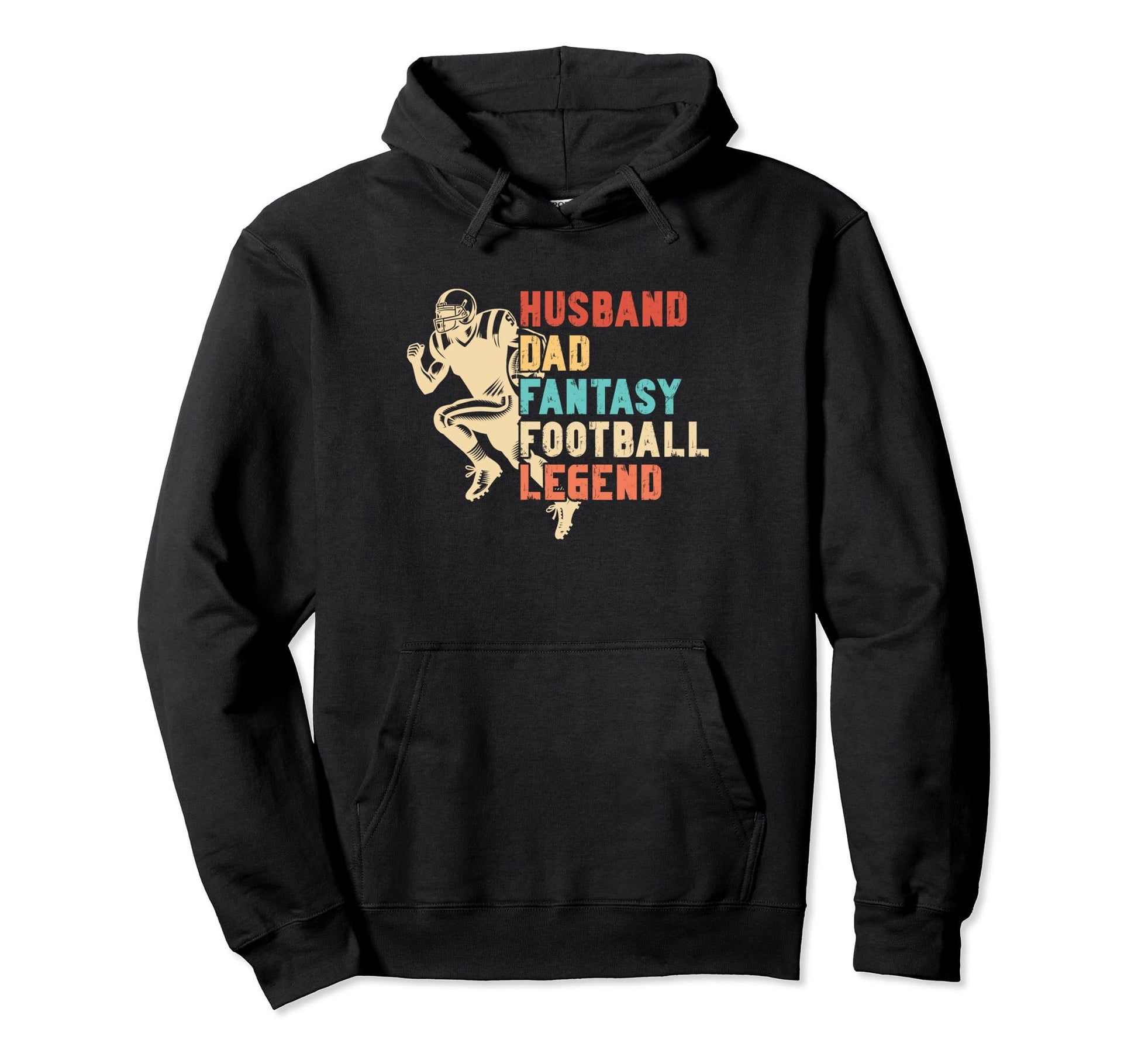 Proud Football Dad Supporter Game Day Hoodie - Custom Art Print Men Women - T-Shirt, Sweatshirt, Hoodie