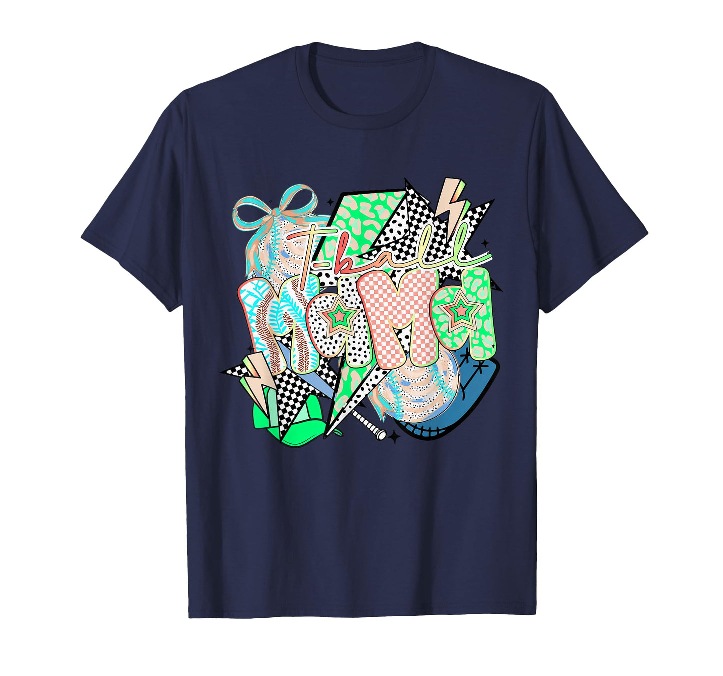 Coquette T Ball Mama Game Day Raising T-Shirt - Trendy Graphic Unisex - T-Shirt, Sweatshirt, Hoodie
