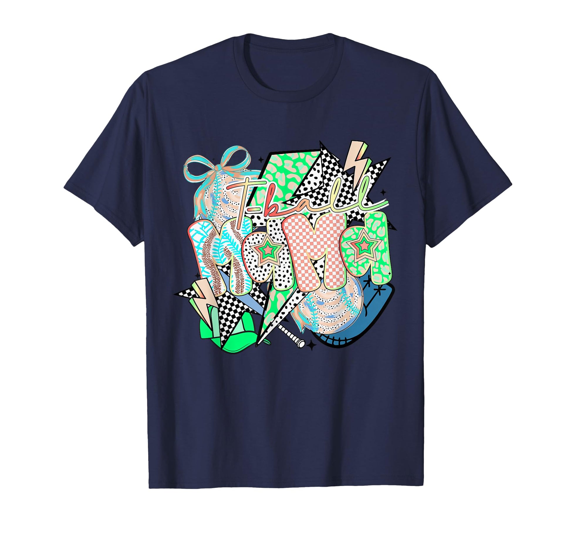 Coquette T Ball Mama Game Day Raising T-Shirt - Trendy Graphic Unisex - T-Shirt, Sweatshirt, Hoodie