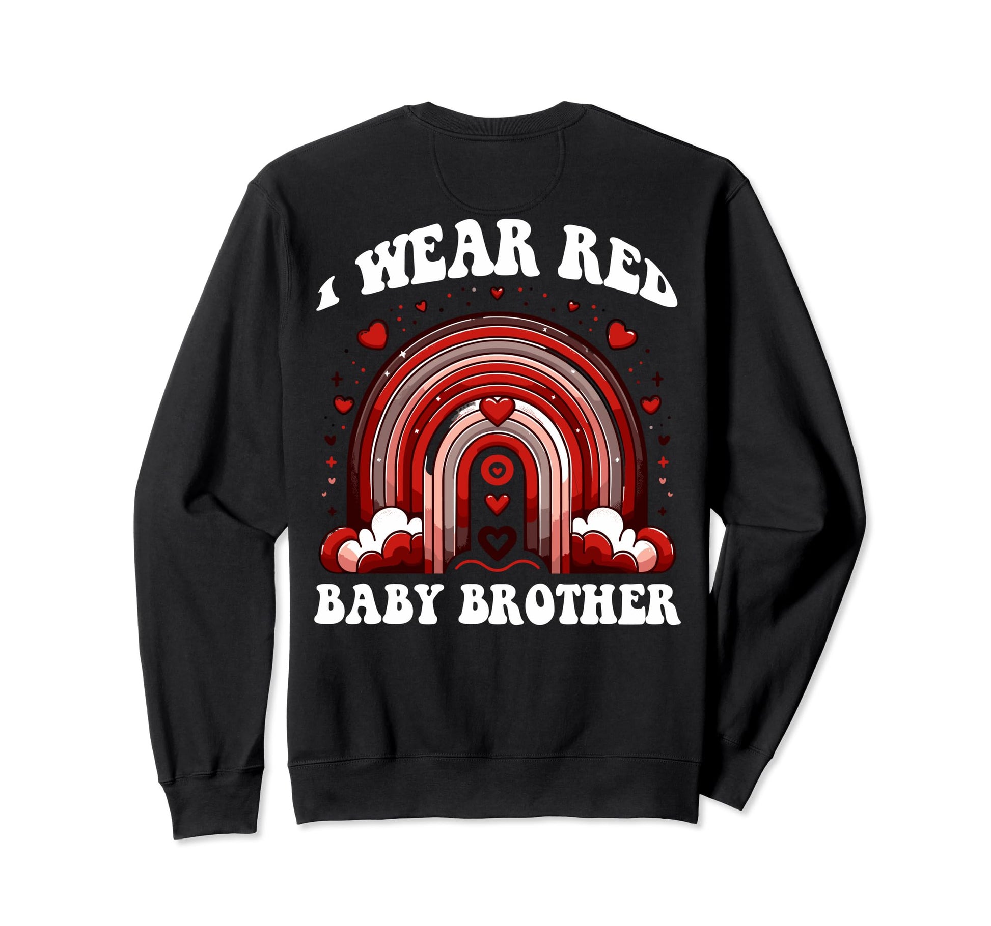 Brother Heart Disease Awareness Sweatshirt - Unique Graphic for Adults - T-Shirt, Sweatshirt, Hoodie