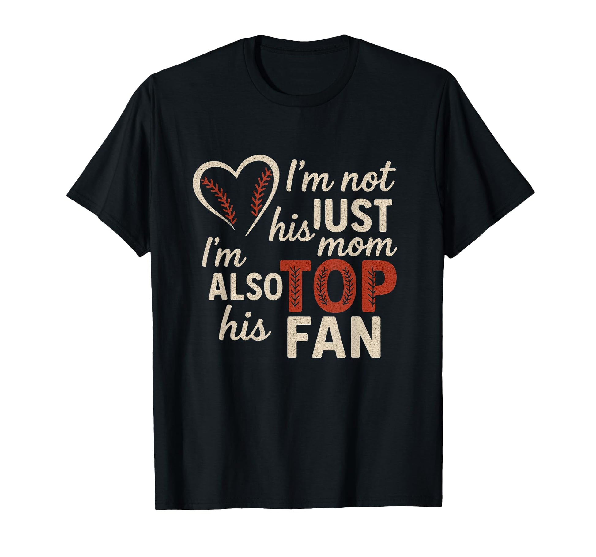 Baseball Mom Fan Funny Proud Mom T-Shirt - Fun Novelty Design for Adults - T-Shirt, Sweatshirt, Hoodie