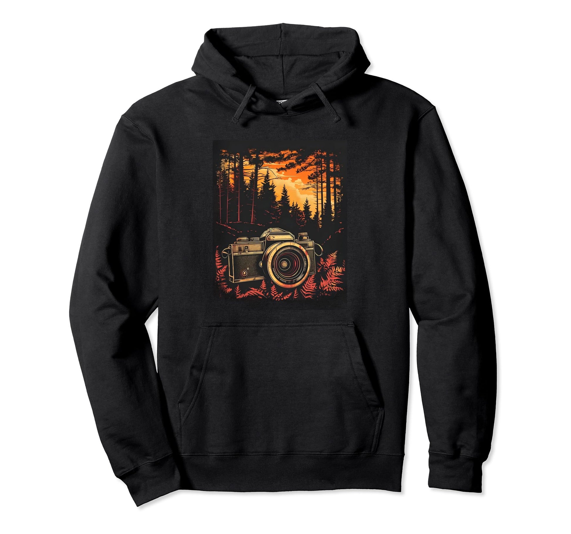 Photography Camera Forest Nature Hoodie - Unique Graphic for Adults - T-Shirt, Sweatshirt, Hoodie
