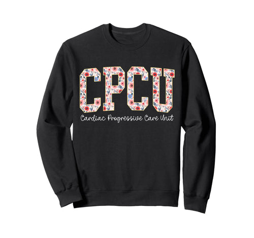 Boho Floral Cpcu Cardiac Progressive Sweatshirt - Aesthetic Graphic Unisex - T-Shirt, Sweatshirt, Hoodie
