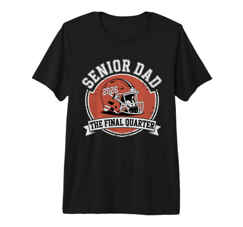 Mens Senior Football Dad Father T-Shirt - Streetwear Style for Adults - T-Shirt, Sweatshirt, Hoodie