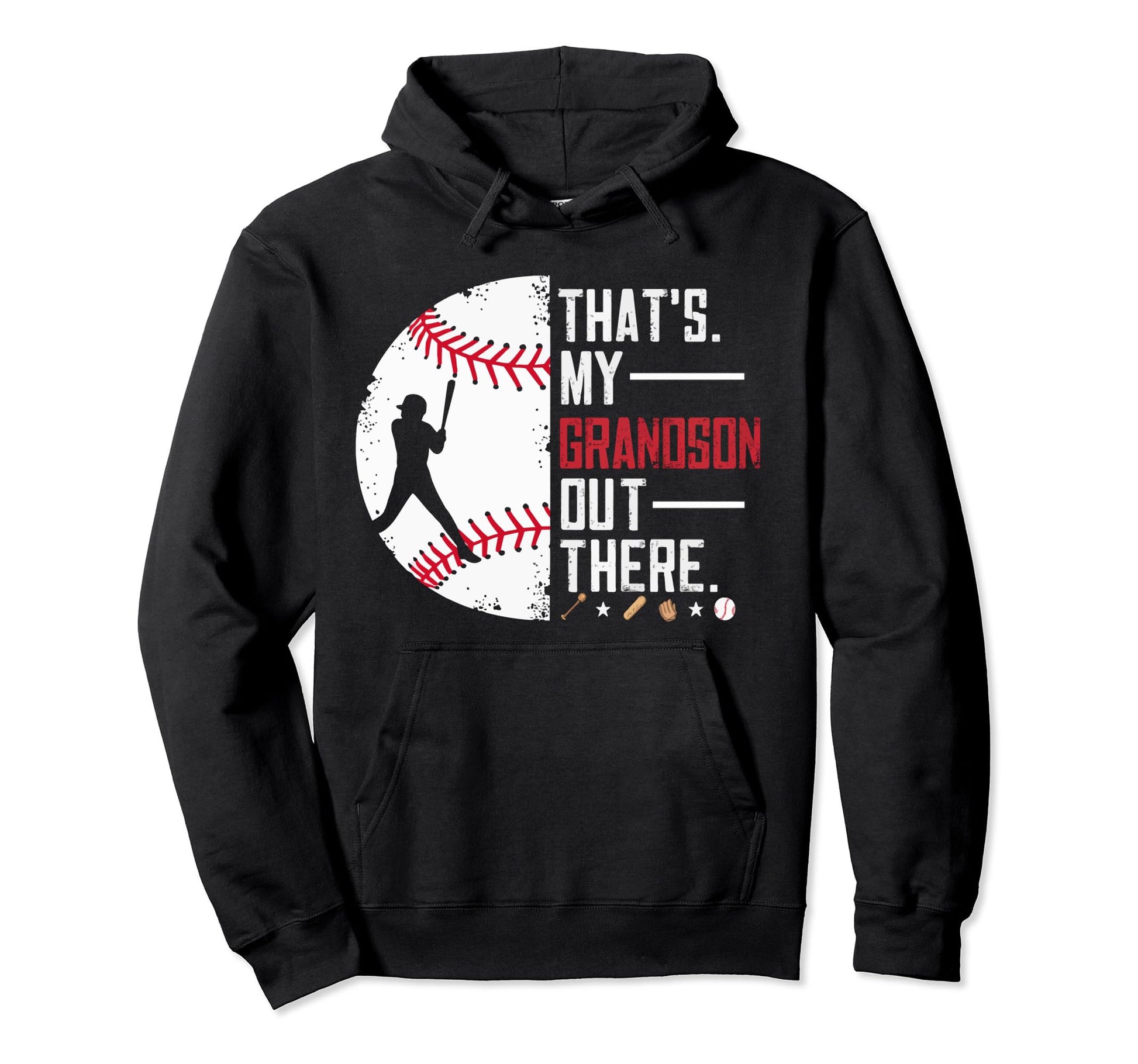 Baseball Grandpa Grandfather Gramps Hoodie - Aesthetic Graphic for Adults - T-Shirt, Sweatshirt, Hoodie