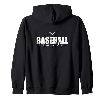 Baseball Auntdiamond Fanhome Run Aunt Sweatshirt - Minimalist Print Unisex - T-Shirt, Sweatshirt, Hoodie