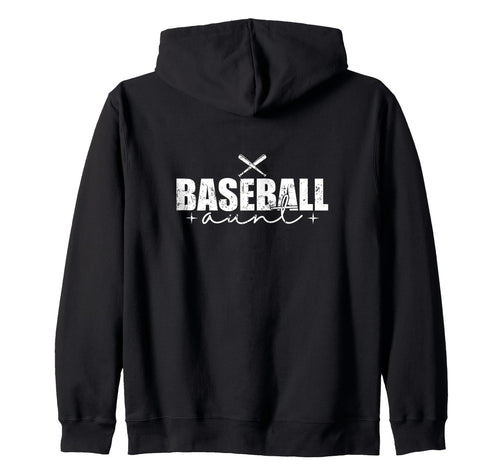 Baseball Auntdiamond Fanhome Run Aunt Sweatshirt - Minimalist Print Unisex - T-Shirt, Sweatshirt, Hoodie