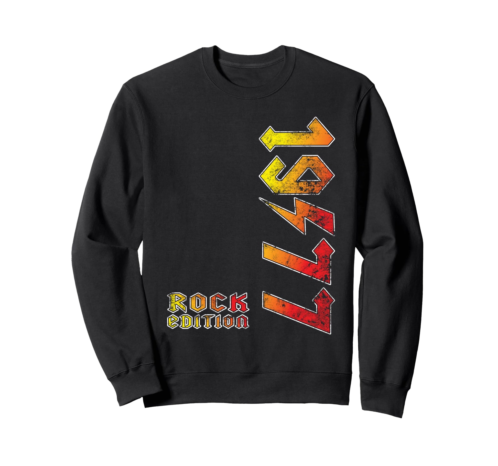 1977 Rock Music Lovers Gift Sweatshirt - Minimalist Print for Adults - T-Shirt, Sweatshirt, Hoodie
