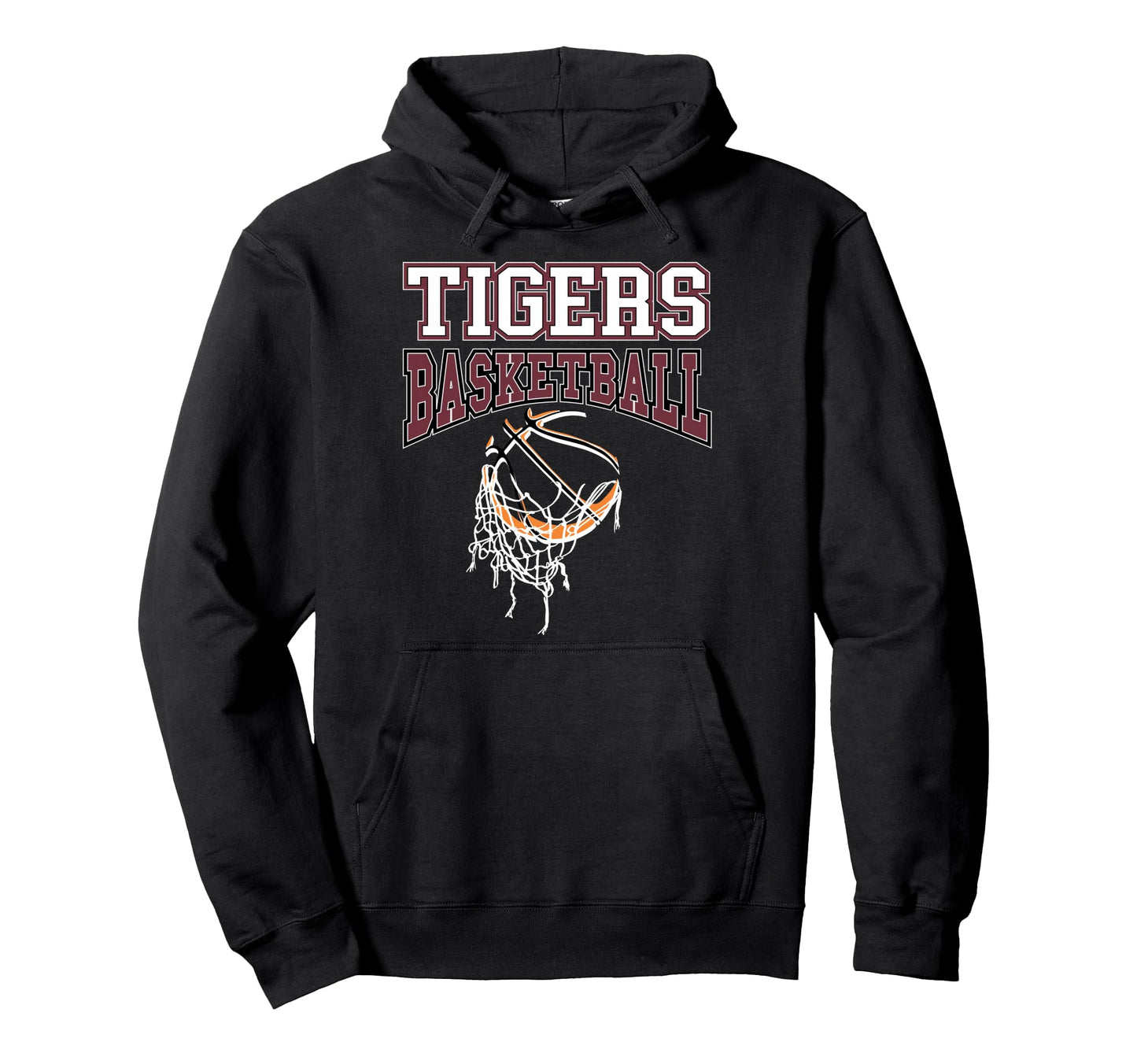 Tigers Basketball Mom Team Game Hoodie - Casual Everyday Wear Men Women - T-Shirt, Sweatshirt, Hoodie