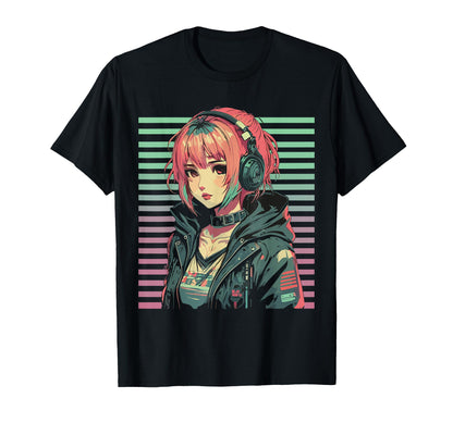 Aesthetic Japanese Vaporwave Anime T-Shirt - Fun Novelty Design Unisex - T-Shirt, Sweatshirt, Hoodie