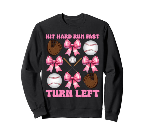Baseball Player Mom Coquette Bow Sweatshirt - Aesthetic Graphic for Adults - T-Shirt, Sweatshirt, Hoodie
