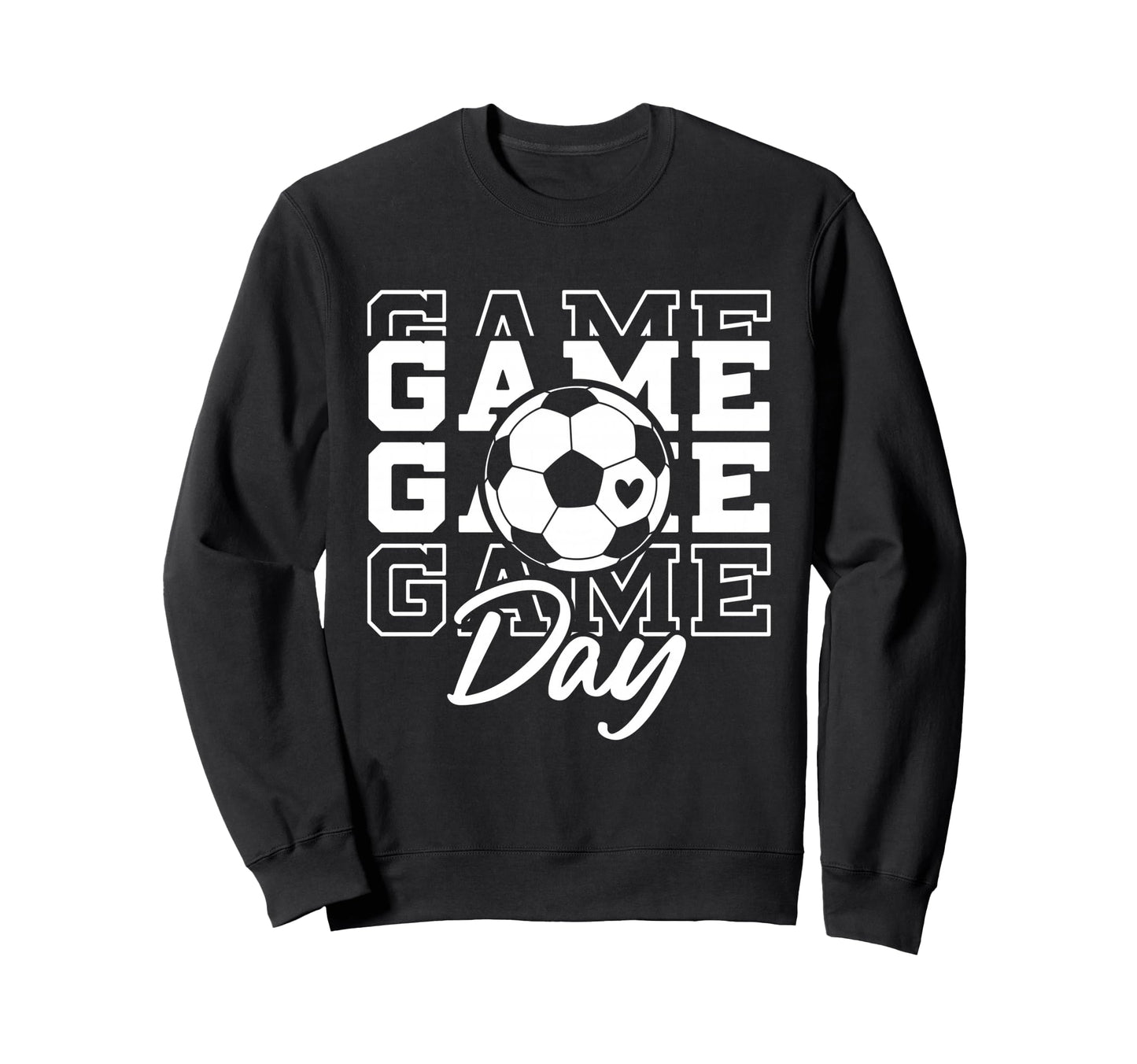 Game Day Soccer Ball Soccer Mom Sweatshirt - Unique Graphic for Adults - T-Shirt, Sweatshirt, Hoodie