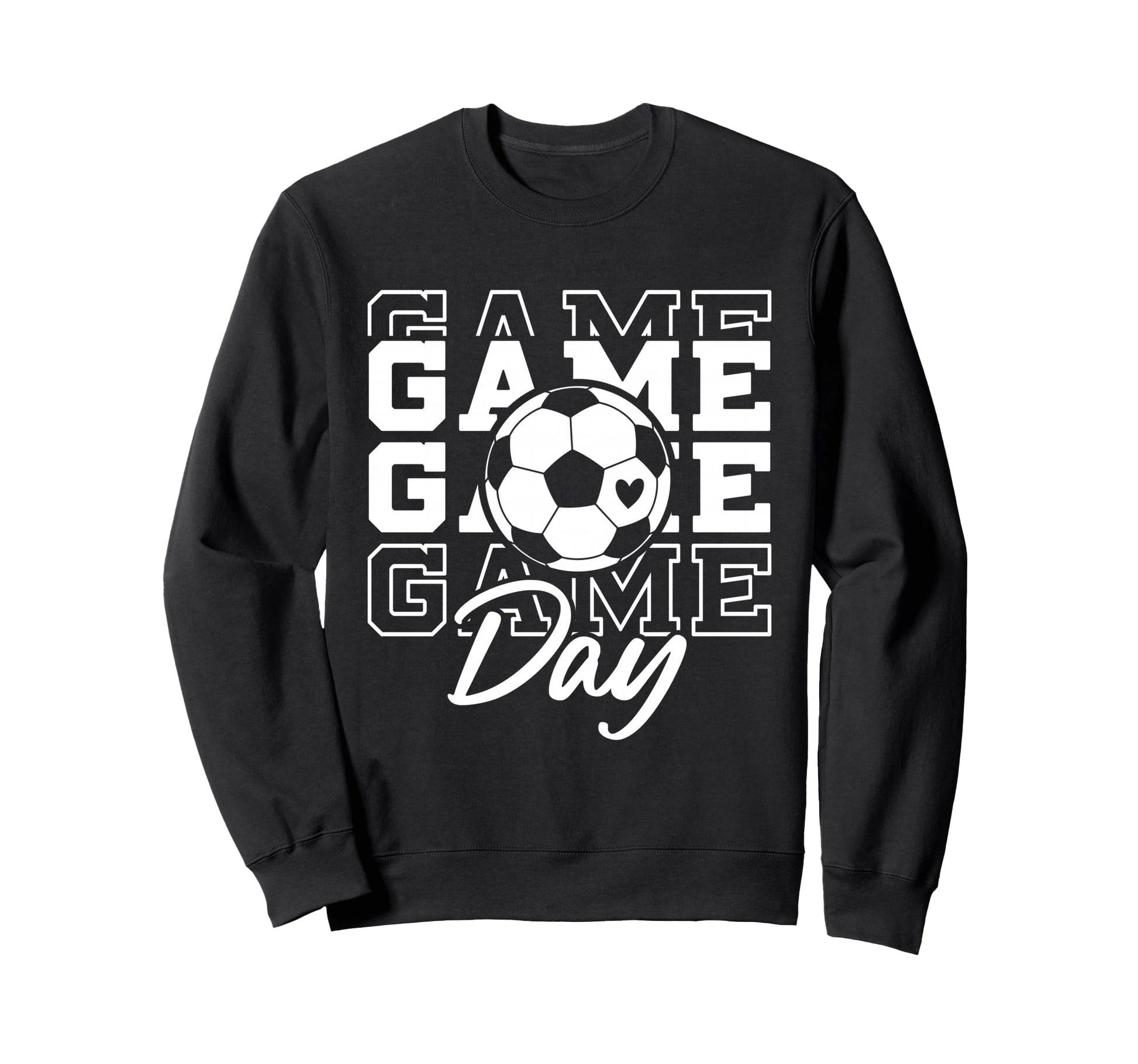 Game Day Soccer Ball Soccer Mom Sweatshirt - Unique Graphic for Adults - T-Shirt, Sweatshirt, Hoodie
