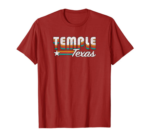 Temple Tx Temple Texas Rainbow T-Shirt - Trendy Graphic Men Women - T-Shirt, Sweatshirt, Hoodie