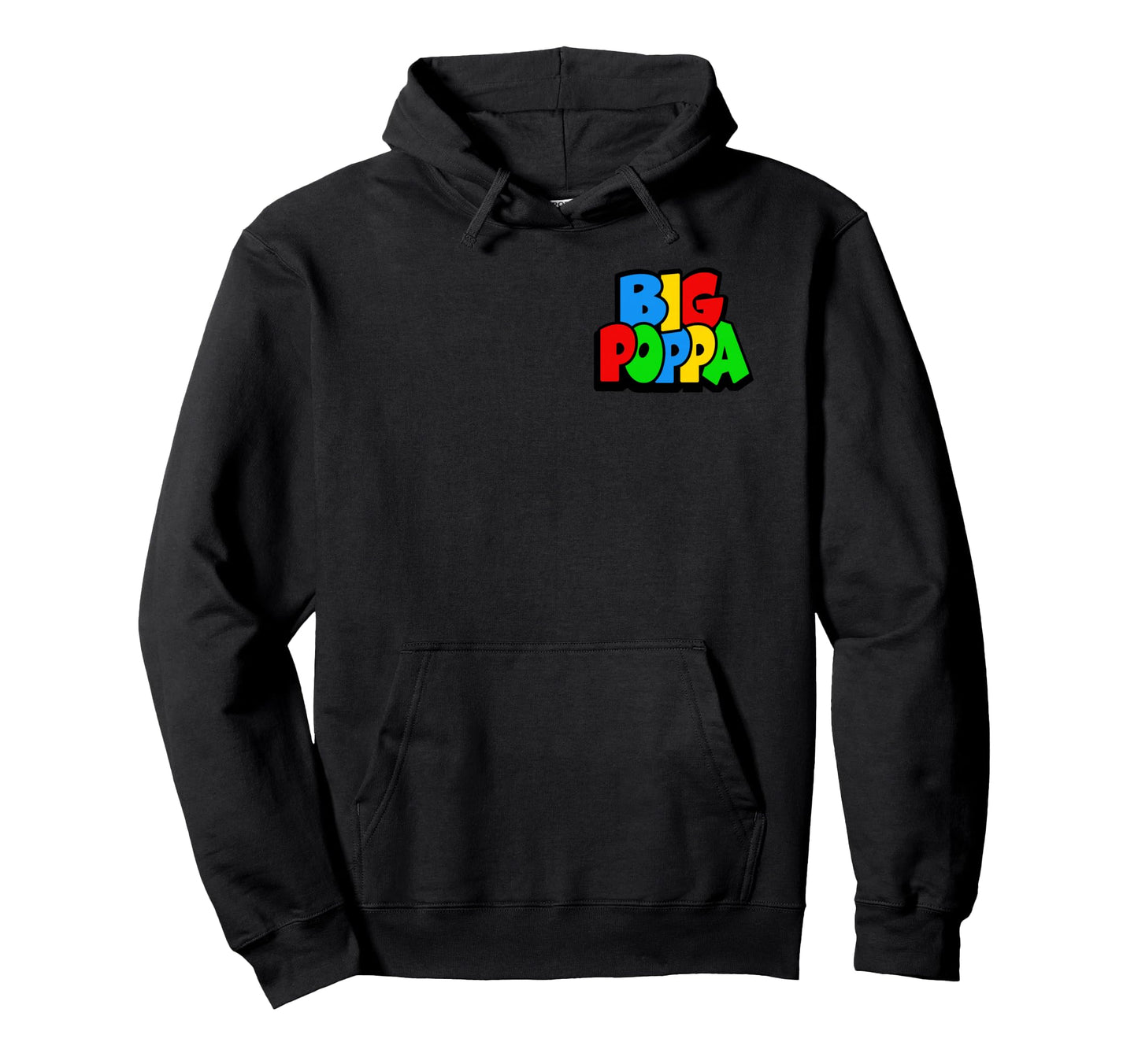 Big Poppa Gamer Dad Gaming Fathers Day Hoodie - Minimalist Print Unisex - T-Shirt, Sweatshirt, Hoodie