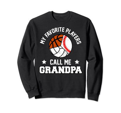My Favorites Baseball Volleyball Sweatshirt - Unique Graphic Unisex - T-Shirt, Sweatshirt, Hoodie