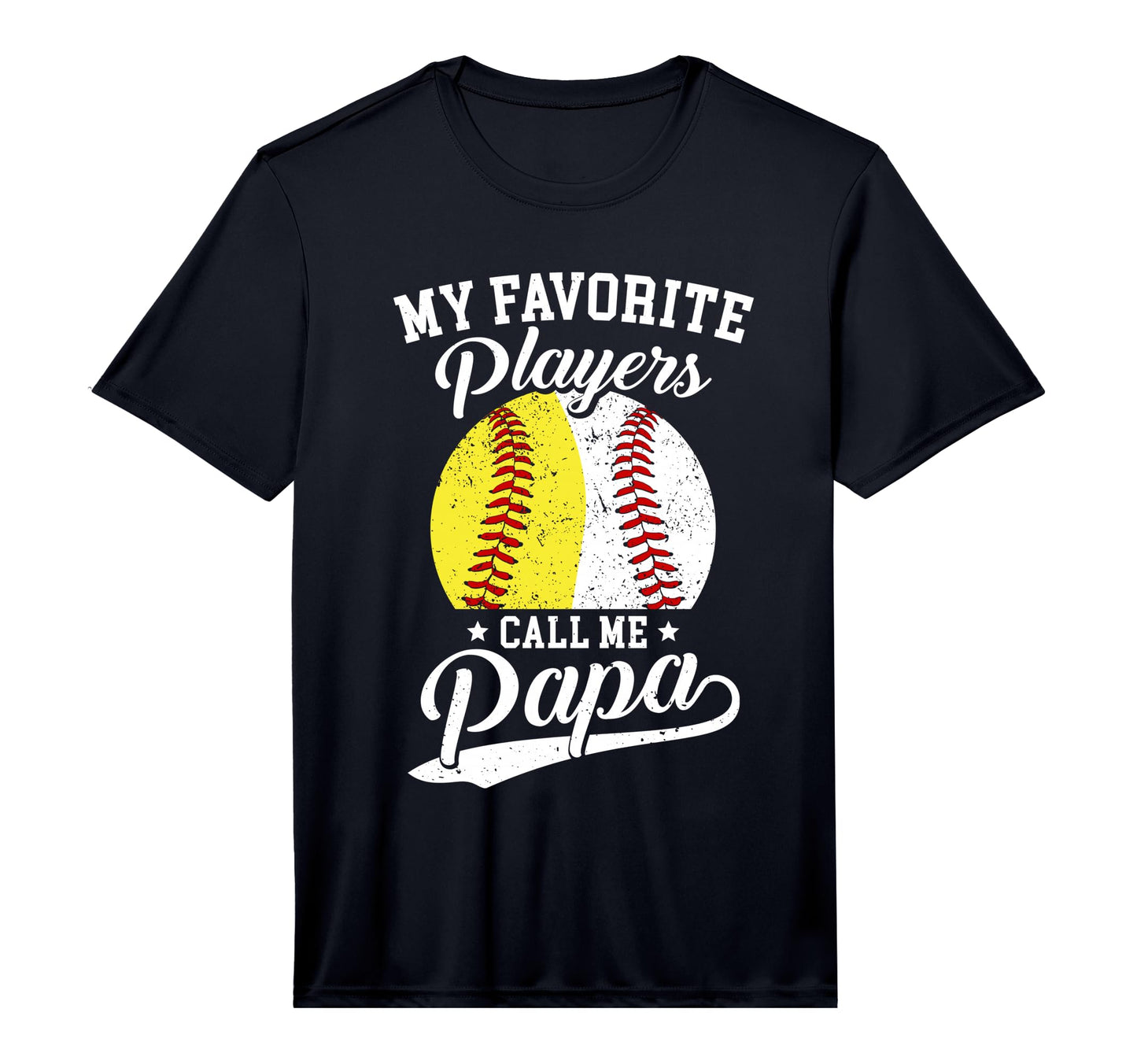 Mens My Favorite Baseball Softball T-Shirt - Custom Art Print for Adults - T-Shirt, Sweatshirt, Hoodie