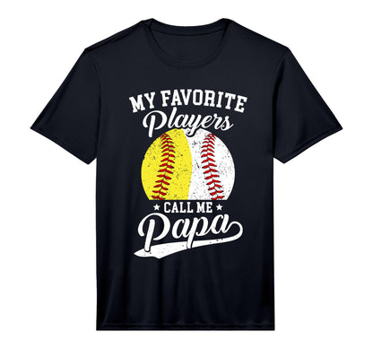 Mens My Favorite Baseball Softball T-Shirt - Custom Art Print for Adults - T-Shirt, Sweatshirt, Hoodie