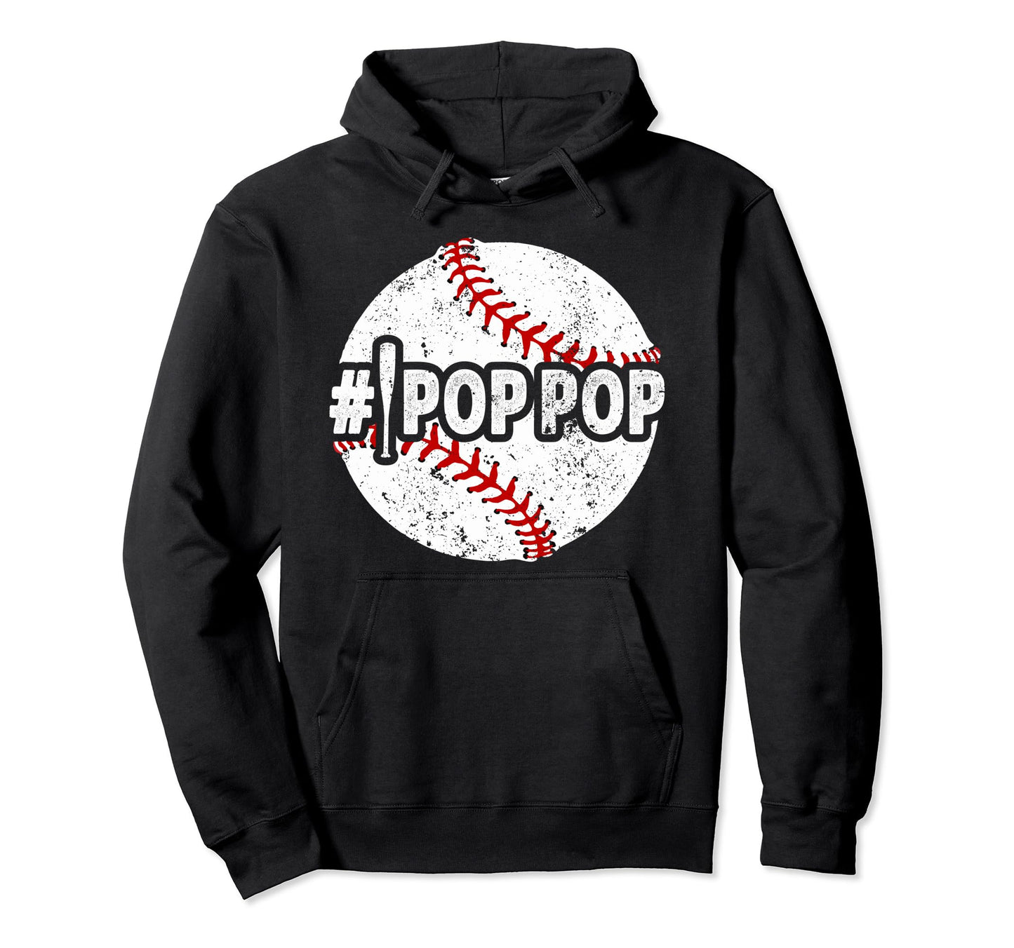 1 Pop Pop Baseball Pop Pop Baseball Hoodie - Unique Graphic Men Women - T-Shirt, Sweatshirt, Hoodie