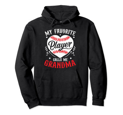 Baseball Grandma Sports Baseball Lover Hoodie - Custom Art Print Unisex - T-Shirt, Sweatshirt, Hoodie