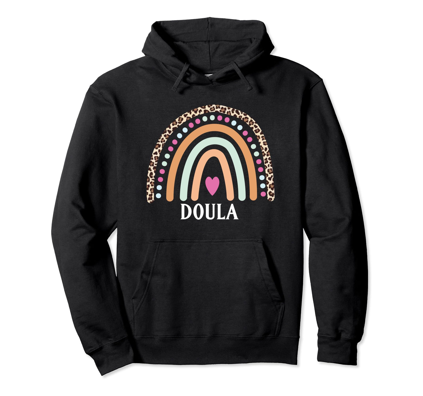 Midwife Doula Gift Rainbow Birth Nurse Hoodie - Casual Everyday Wear Unisex - T-Shirt, Sweatshirt, Hoodie