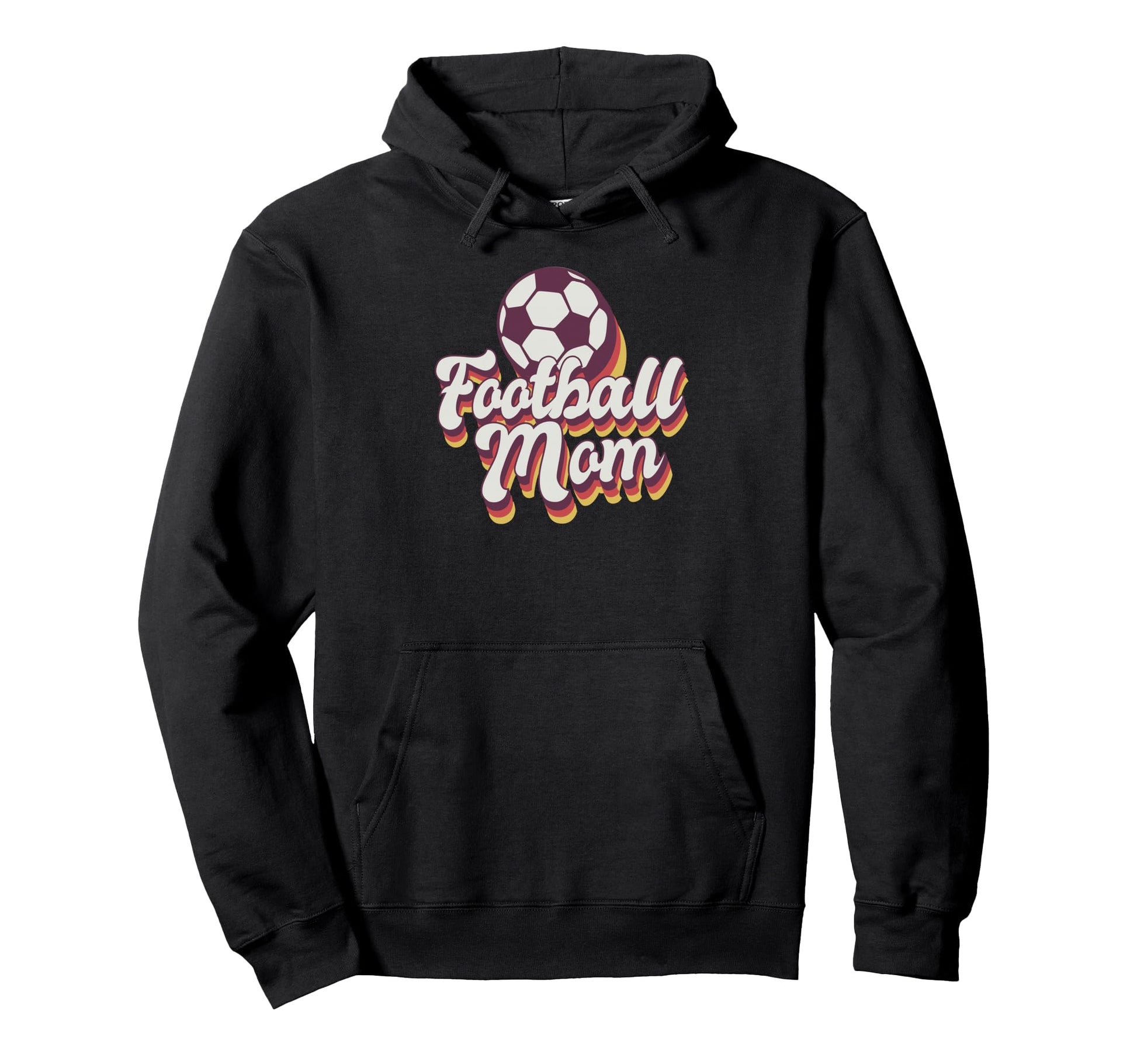 Football Mom Soccer Game Day Gift Hoodie - Fun Novelty Design Men Women - T-Shirt, Sweatshirt, Hoodie