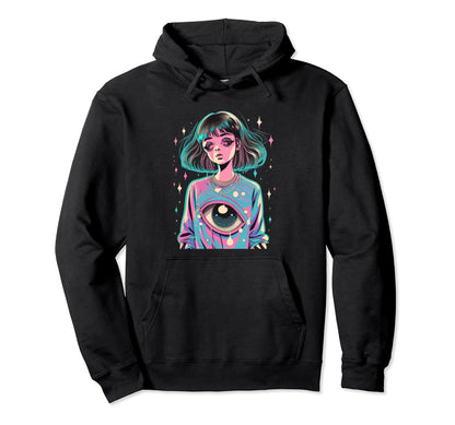 Synthwave Vaporwave Aesthetic Sad Anime Hoodie - Trendy Graphic Unisex - T-Shirt, Sweatshirt, Hoodie