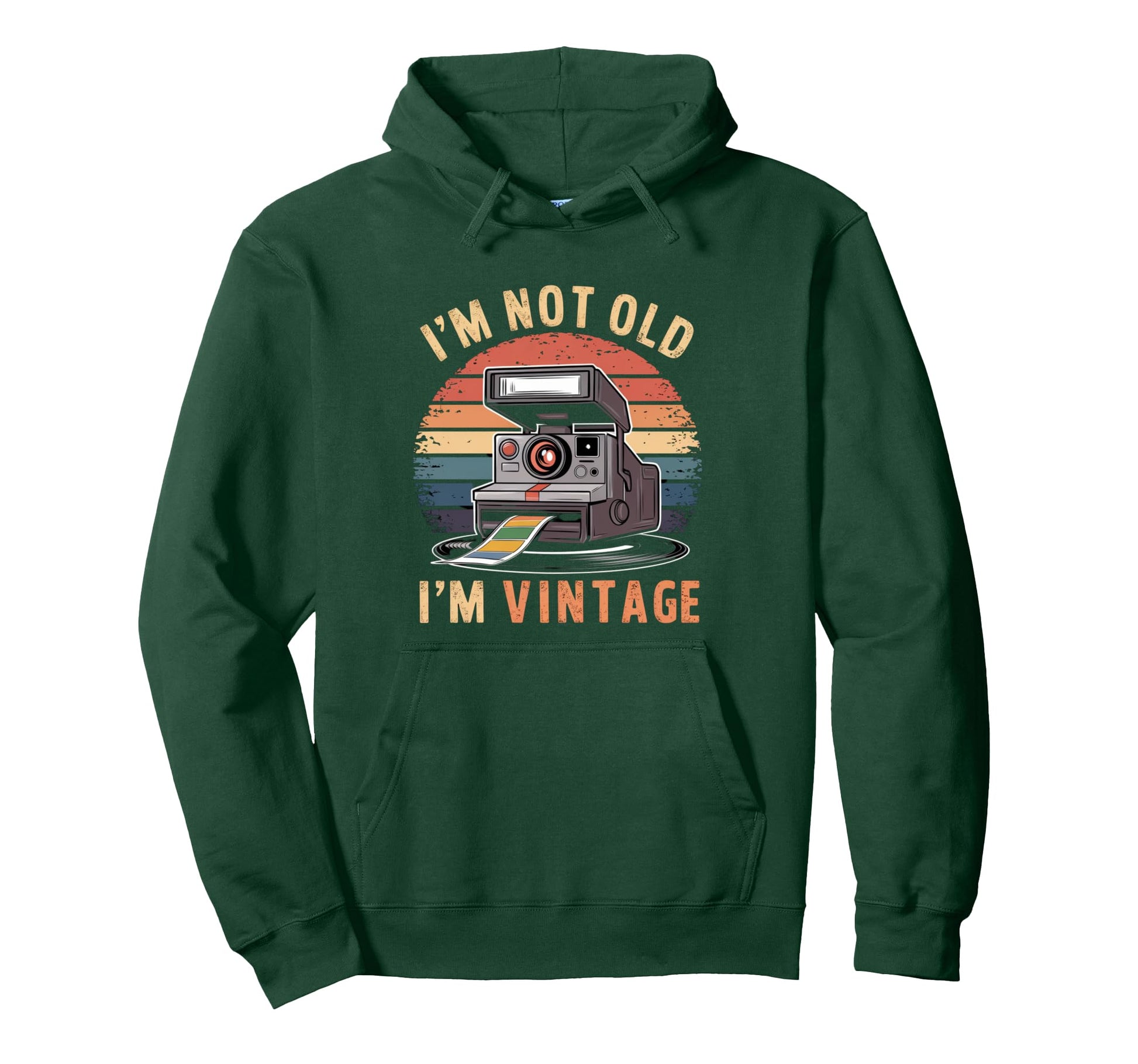 Sarcastic Not Old Im Instant Camera Hoodie - Custom Art Print for Adults - T-Shirt, Sweatshirt, Hoodie