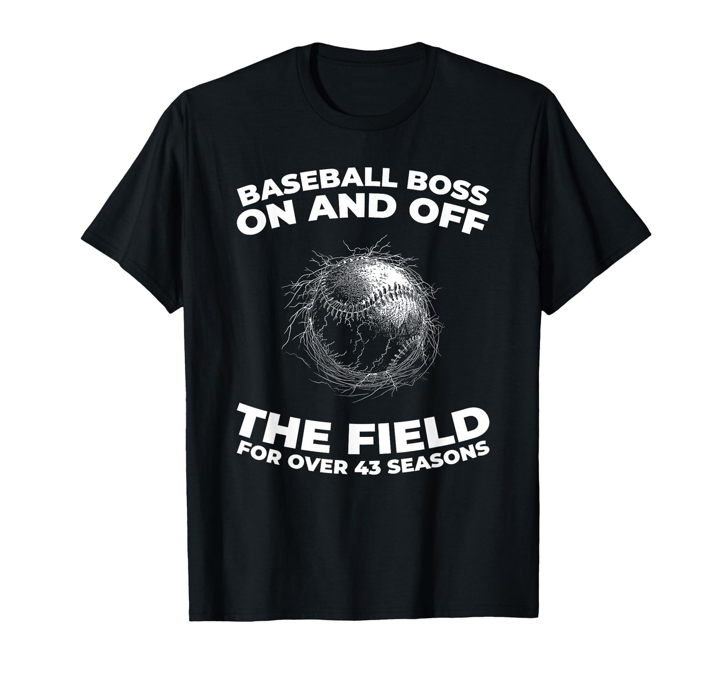 43Th Birthday Baseball Team Sport T-Shirt - Fun Novelty Design Unisex - T-Shirt, Sweatshirt, Hoodie