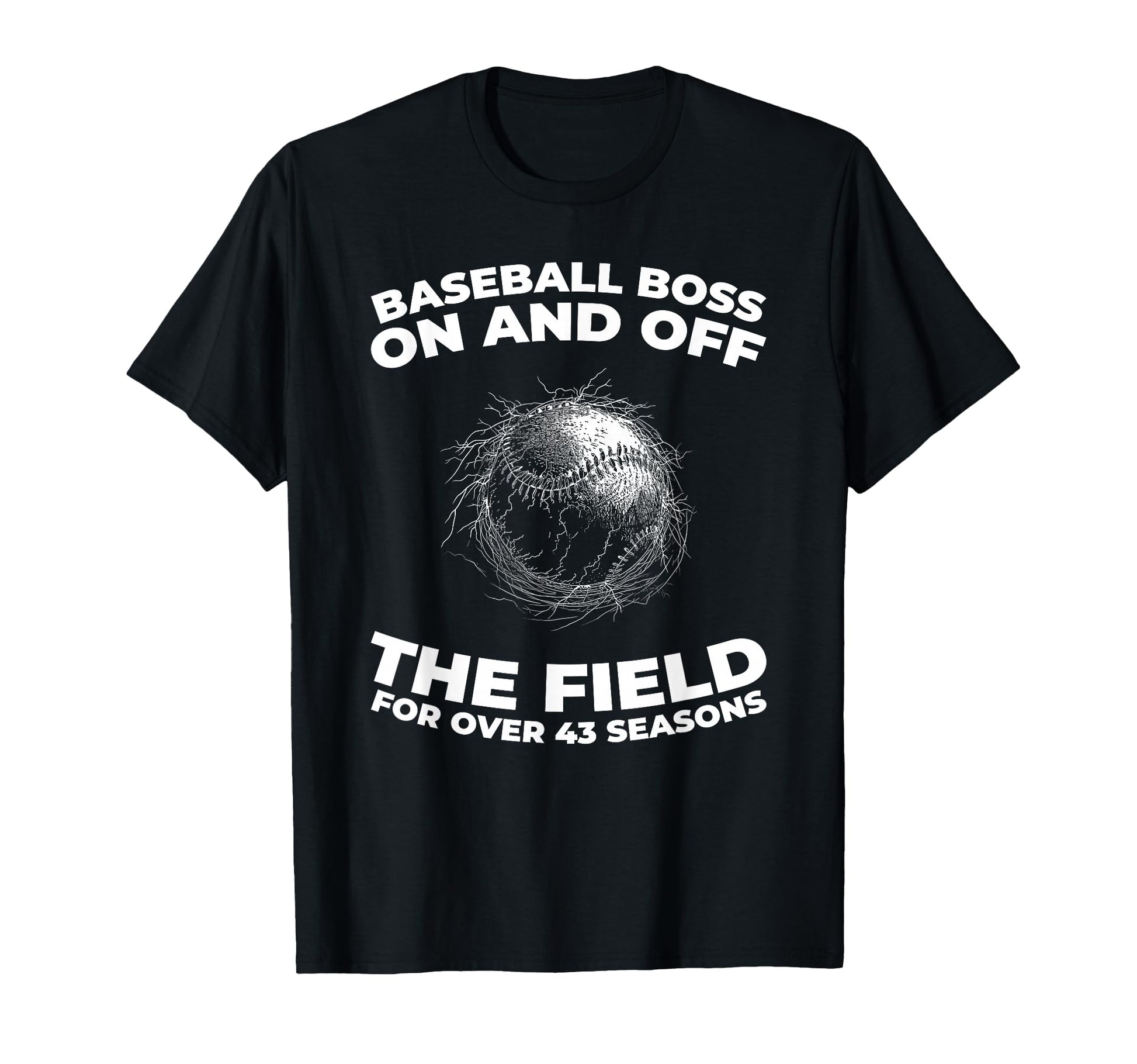 43Th Birthday Baseball Team Sport T-Shirt - Fun Novelty Design Unisex - T-Shirt, Sweatshirt, Hoodie