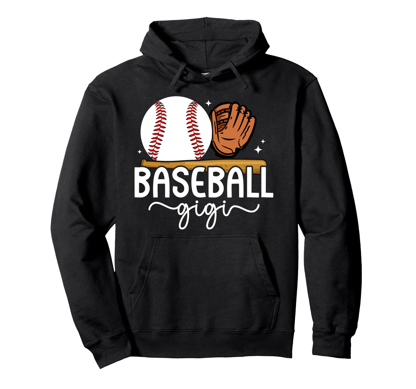 Baseball Gigi Grandma Boho Baseball Hoodie - Fun Novelty Design Unisex - T-Shirt, Sweatshirt, Hoodie