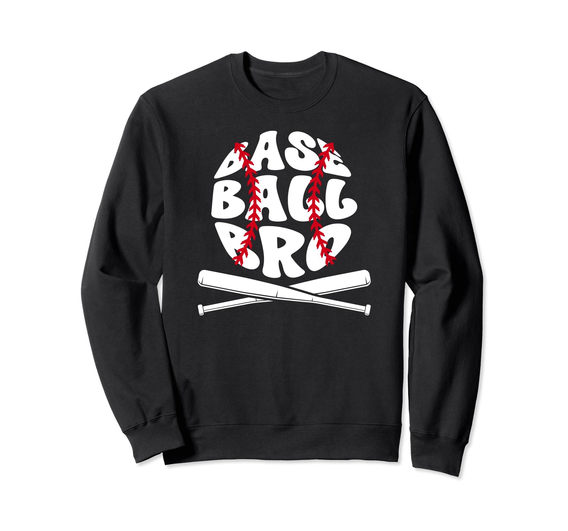 Baseball Bro Proud Baseball Brother Sweatshirt - Minimalist Print Unisex - T-Shirt, Sweatshirt, Hoodie