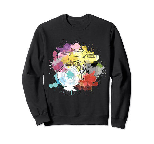 Camera Photography Photograph Sweatshirt - Custom Art Print Men Women - T-Shirt, Sweatshirt, Hoodie