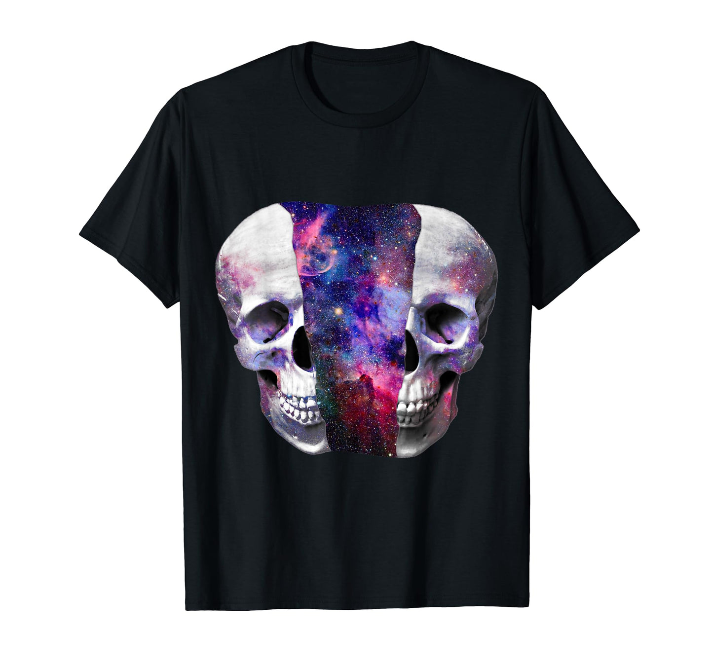 Skull Cosmic Universe Inside Outer T-Shirt - Aesthetic Graphic Men Women - T-Shirt, Sweatshirt, Hoodie
